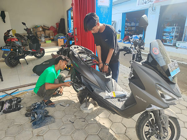 cara kerja motor listrik