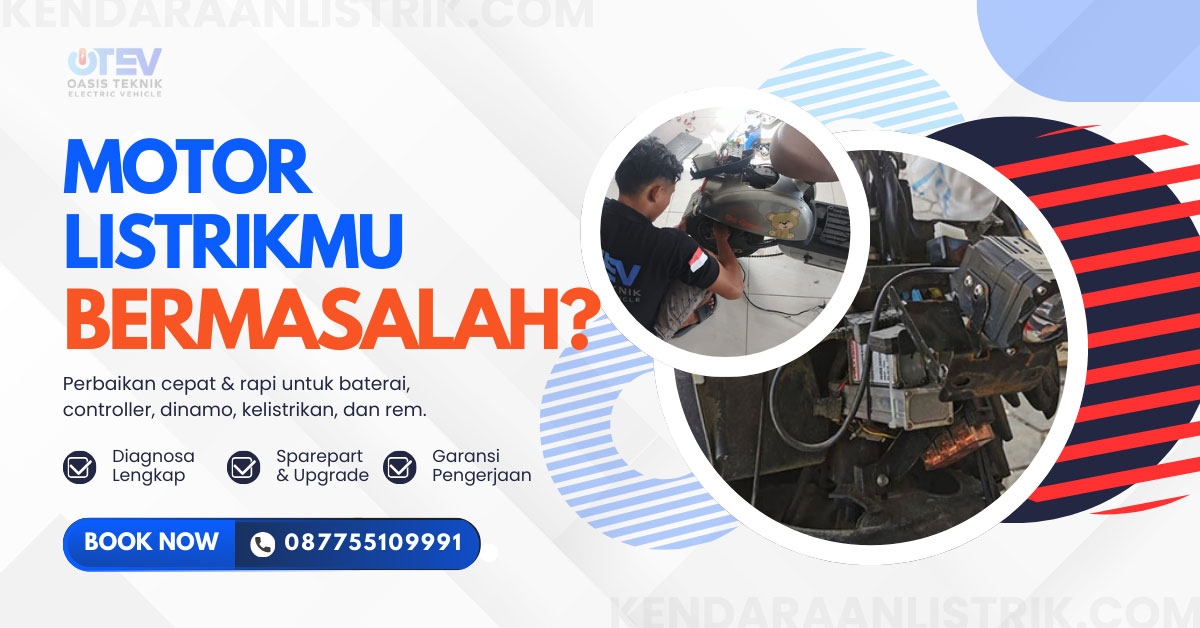 motor listrik bermasalah